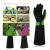 Long Sleeve Leather Gardening Gloves Rose Pruning Floral Gauntlet- Garden Gloves