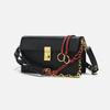2025 Spring/Summer New Fashion Chain High-End Flap Small Square Messenger Bag, Underarm Biker Bag, Single Shoulder Crossbody Bag