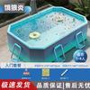 Hungry Wolf Glacier Blue Non-Inflatable Kids Swimming Pool