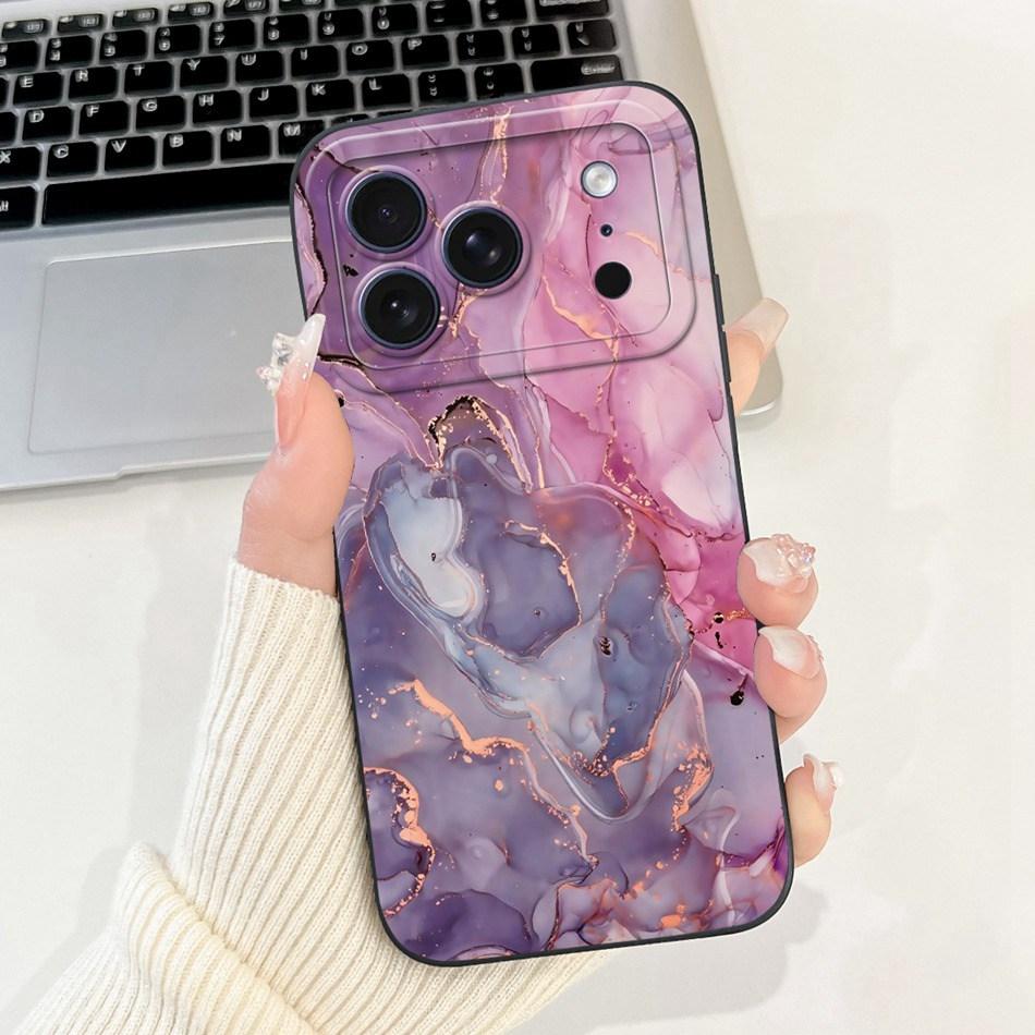For iPhone 17 Pro Max 17Pro Fashion Dusk Beach Painting Phone Case For iPhone17 Pro 17ProMax Soft Silicone Cases Bumpers