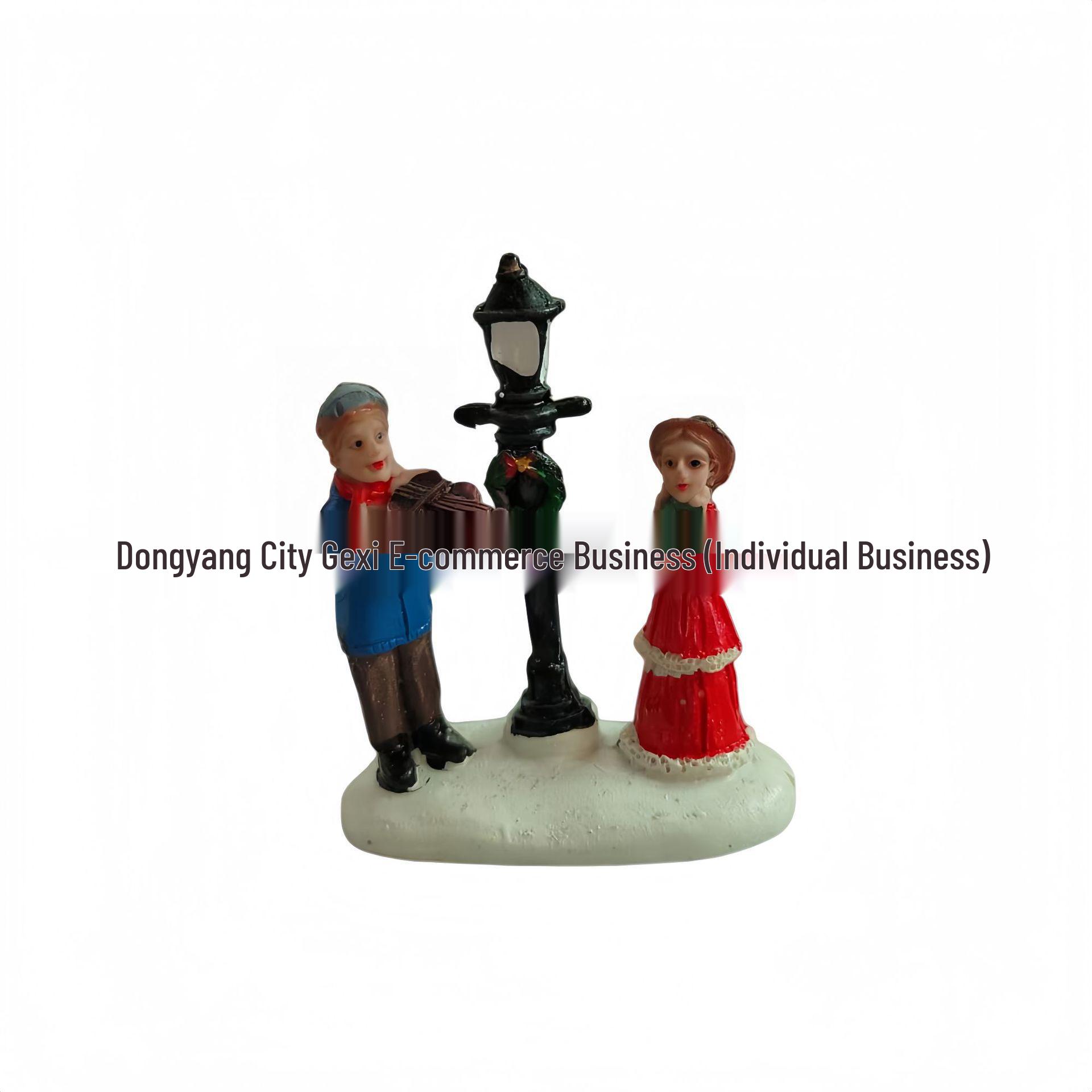 Christmas & New Year Santa Claus Resin Miniature Desktop Ornament