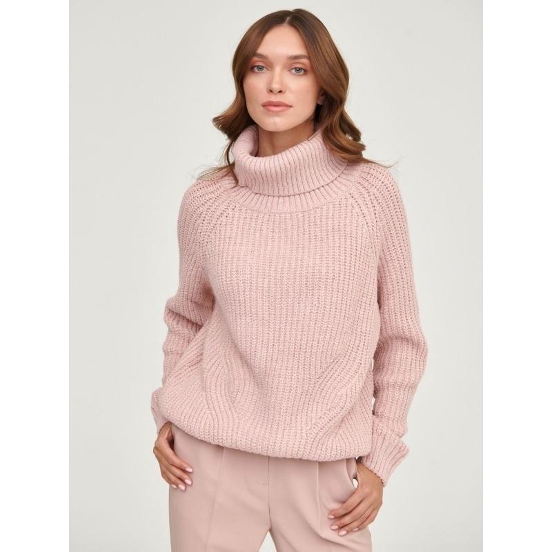 Women's Autumn and Winter Knitted Loose High Neck Thickened Lapel Sweater