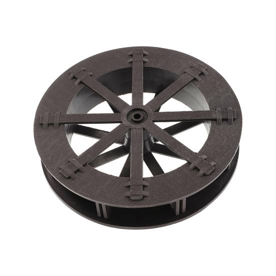 Water Wheel DIY Waterfall Fountain Accessories Fountain Wheel for Stream And Generator Scenes Layout Fish Tank Decor