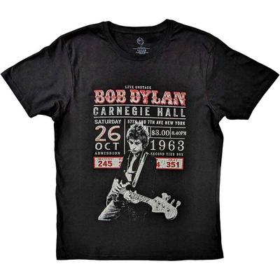 Bob Dylan Unisex T-Shirt: Carnegie Hall '63 (X-Large)
