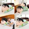 Crayon Shin Chan Sleeping Pose Plush Cartoon Soft Bed Decor Gift For Kids