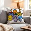 Mr. Men And Little Miss Cushion Cover 1Pcs Decorative Covers Soft Cushion Case For Sofa Couch Decor 40X40 45X45 Pillowcases