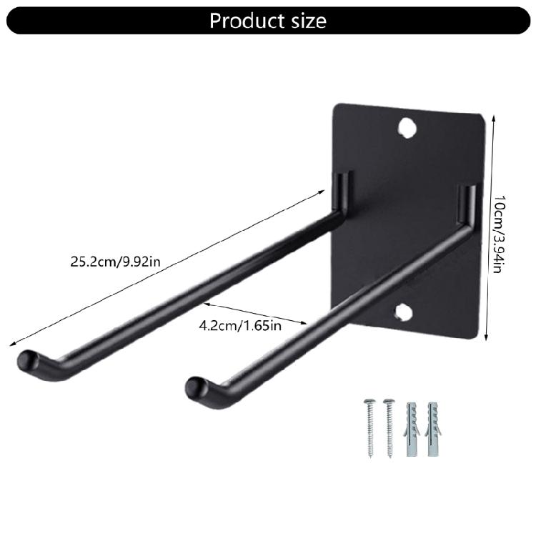 Wall Hanging Garden Tool Rack Metal Construction For Balcony Shed Storage Organizer for Shovel Rake Broom