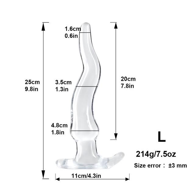 Anal Plug Stimulate Soft Silicone Dildo Female Masturbator Vagina G-Spot Massager Anus Dilator Sex Shop Male Prostate Massager