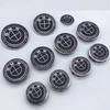 7-piece car exterior set Emblem Set Car Hood Trunk Wheel Steering Badge For BMW E46 E90 F10 F30 G20 X5 45mm/68mm/74mm/82mm Blue MA6