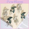 Alloy Shell Leaf Shape Brooch Pendant With Two Way Function For Fashion Accessories