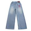 Girls' Denim Wide Leg Pants Girls' Autumn Stylish Long Pants Spring and Autumn Fashionable Jean Straight Leg Pants