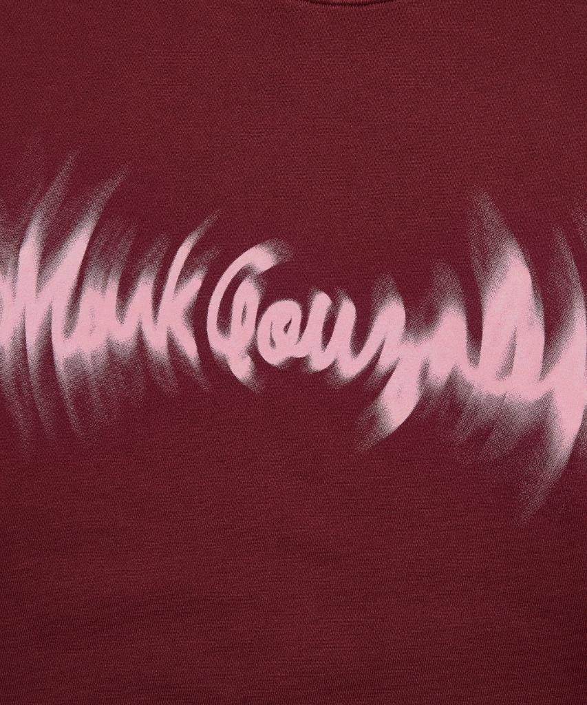MARK GONZALES Motion Sign Logo Sweatshirt - Burgundy