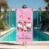 Beach Towel Pink H-Hello K-Kitty Cat Personal Care Turban for Hair Drying Spa Sauna Large Bath Towels Bathroom Accessories Home