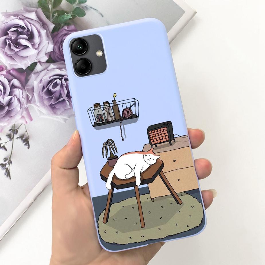 For Samsung Galaxy A04 A04e Case New Fashion Cartoon Painted Cover Soft TPU Phone Case For Samsung A04 A 04 S Galaxy A04s Bumper