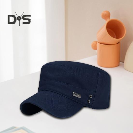 Unisex Cadet Military Cap, verstellbare taktische Operator-Cap, flache Oberseite, Baseballkappe, Outdoor-Sonnenhut zum Spazierengehen und Segeln