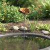 Picchetto da Giardino in Ferro per Fiori per Decorazione Esterna Resistente alla Ruggine e Durevole con Design Elegante Adatto per Giardino Cortile Fontana