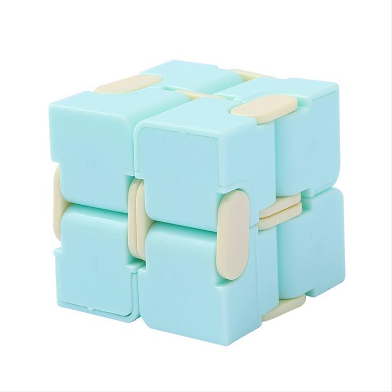 Creative Macaron Infinity Cube: Two-Layer Stress Relief & Educational Toy