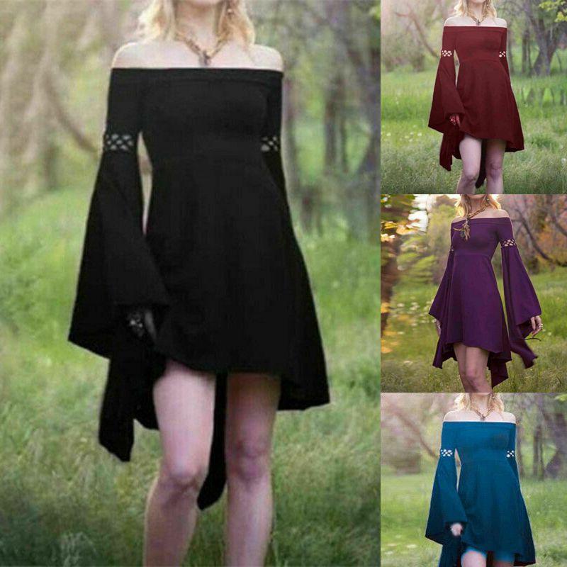 Medieval Palace Cosplay Costume Retro Dress For Women And Girls