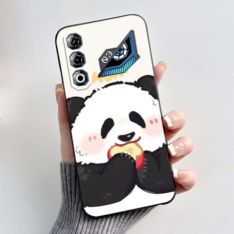 Für ZTE Nubia Neo 3 GT 5G Z2465N Hülle Süßes Kaninchen Schwarz Weiches TPU Silikon Stoßfeste Rückabdeckung Für ZTE Nubia NEO3 GT 5G Hülle
