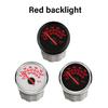 ELING Newest 52mm Oil Pressure Gauge 0-30Bar 0-435Psi Signal with Red Backlight for Motorcycle Boat Truck Universal 12V 24V