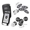 DZMX1 5/10 Stück Auto Metall Logo Schlüssel Emblem Aufkleber Dekoration Für GT-Line Sportage Ceed Rio Picanto Sorento Soul Cerato Venga Forte