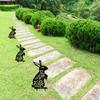 Easter Bunny Garden Stake Acrylic Decorative Sign Party Decoration Supplies for Holiday New Year Birthday Party