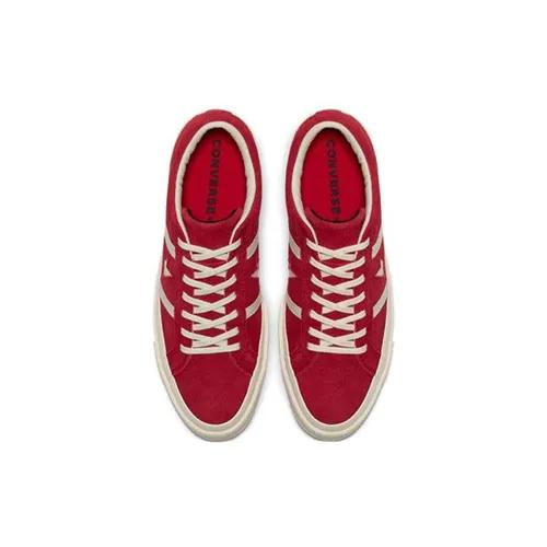 Converse One Star Academy 'Red' (Unisex) Red / Ivory Canvas Shoes 163270C