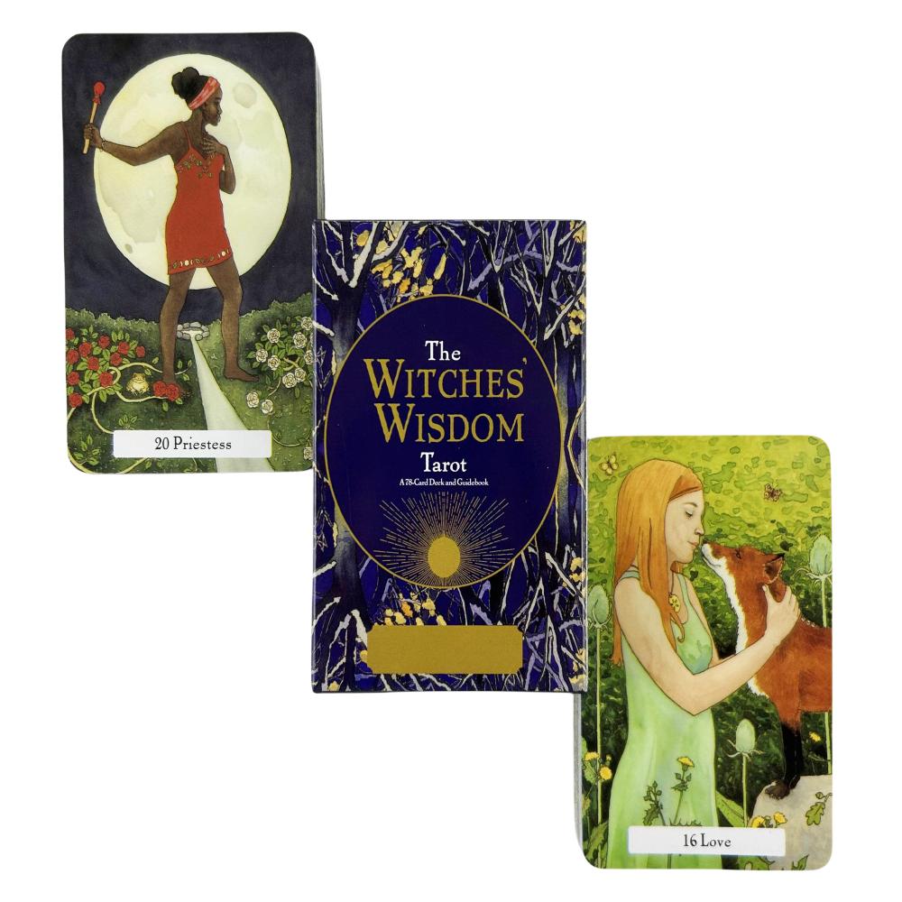 The Witches Wisdom Tarot Cards Game For Beginners Fate Visions Divination Edition Oracke Playing Board Deck