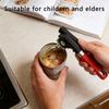 Stainless Steel Multi Purpose Can Opener For Kitchen Home Use Ergonomic Nonslip Handle Bottle Lid Remover