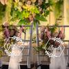 1 Pair Wooden Chair Sign Bride Groom Sign Chair Decor Chair Back Hanging Pendant For Wedding Decorations