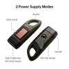 Rechargeable LED Flashlight Hand Crank Outdoor Camping Flashlight  For Fishing Boating Hiking