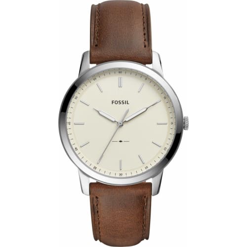 Fossil THE MINIMALIST 3H Men's Watch FS5439, Officially Imported, Brown