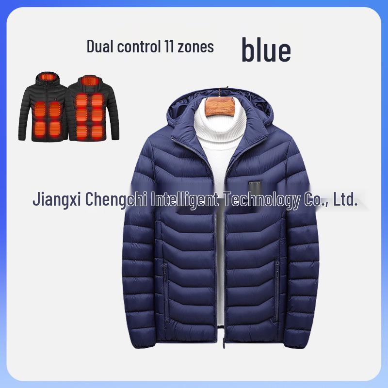 USB-beheizte Baumwolljacke mit einstellbarer Temperaturregelung