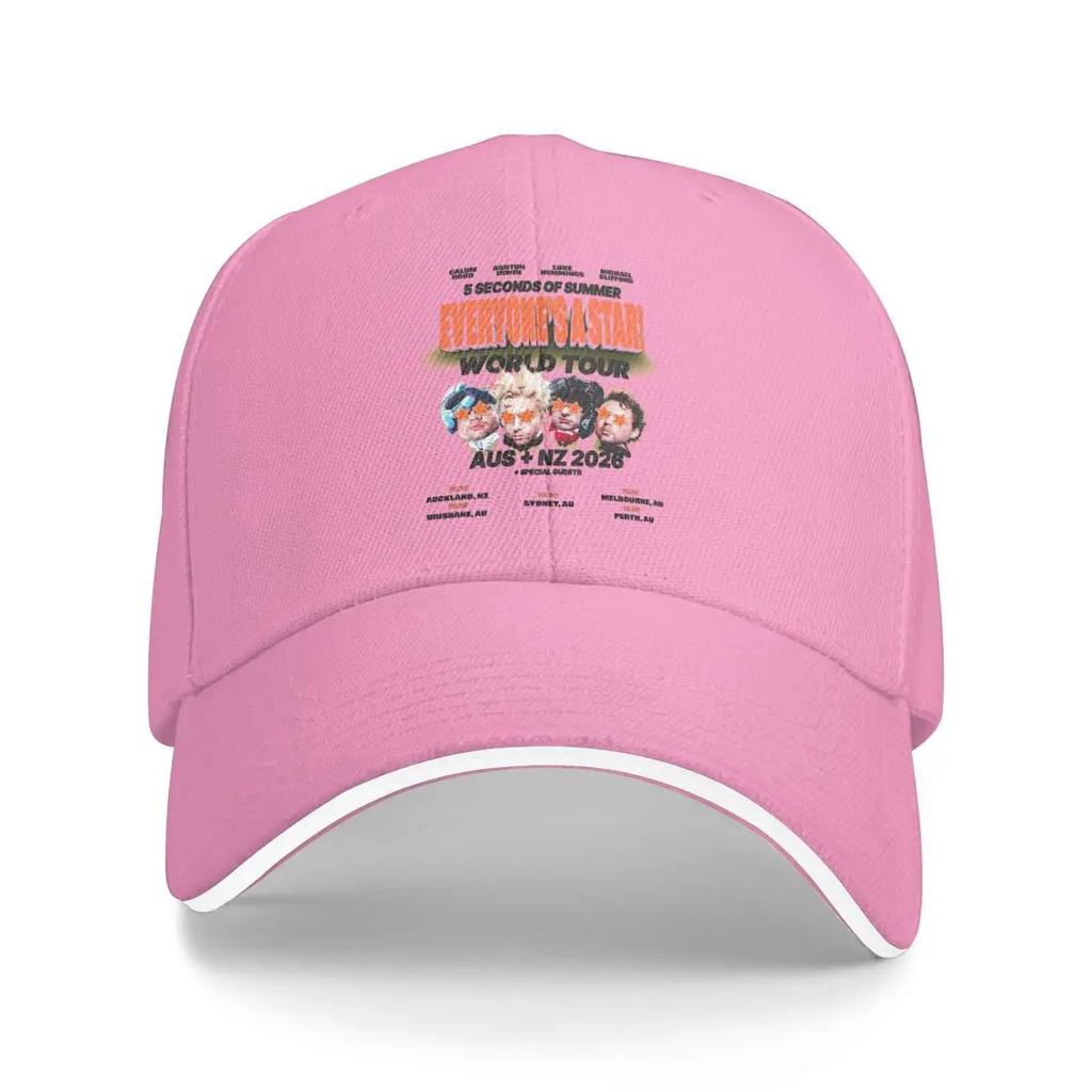 Baseball Caps EVERYONE'S A STAR 5 Seconds Of Summer Fans Gifts Graphic Men Women Outdoor Summer Hats