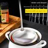 Soup Spoon For Home Large Soup 304 Stainless Steel Spoon Long Handle Spoon Porridge Spoon Porridge Spoon Soup Scoop Hot Pot Slotted Ladle