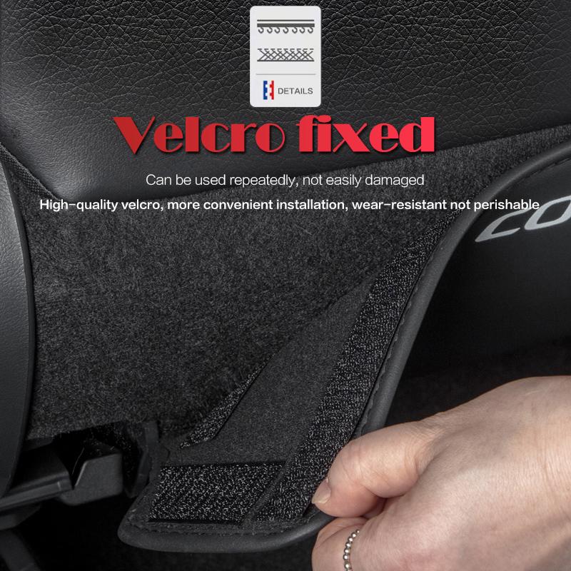 Per Toyota C-HR Tappetino Anti-sporco 1719 22 23 Fibra di Carbonio Accessori Posteriori Accessorio Interni Auto Tappetino Anti-calcio Sedile Tappetino Protettivo