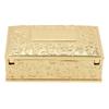 Gold Trinket Storage Box Zinc Alloy Metal Jewelry Box Jewelry Boxes Keepsake Box  For Ladies
