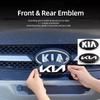 Kühlergrill Heckklappen-Emblem Aufkleber Abdeckung Zierleiste Für EV6 Sorento Niro Stinger Ceed Carnival K5 K9 Soul Carens etc.
