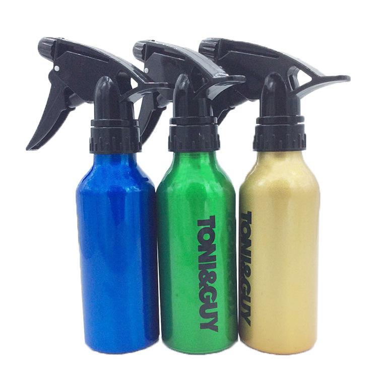 Aluminum Spray Bottle for Hairdressing, 200ml - Adjustable Watering Can for Hair Salons and Barbershops
