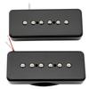 Artec ASA90 Alnico 5 P90 Soap Bar PU Set for Electric Black Pickups, Neck/Bridge Guitar,