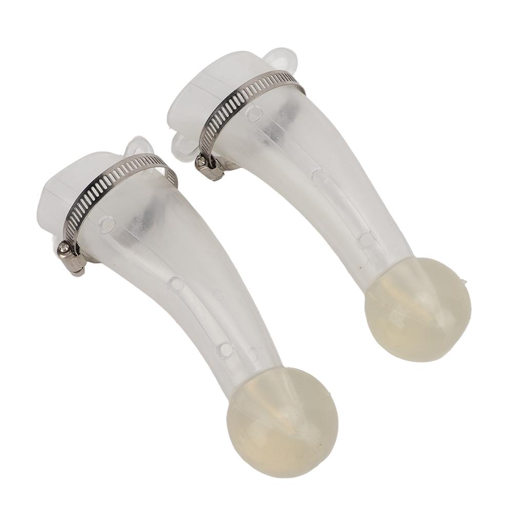 Horn Protective Cover Safe Thicken Round Cornered Silicone Horn Protector with Stainless Steel Hoop