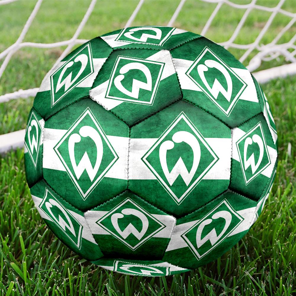 Green Bremen Emblem Size 5 Soccer Balls, Anti-Slip, Protective Football, Outdoor Sport, a Unique Gift Suitable for Him/her, Birthdays