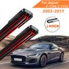 Double Rubber Car Wipers for Jaguar F-TYPE S-TYPE Front Blade Brushes Cutter Automobiles Accessorie Wiper Windscreen Wiper