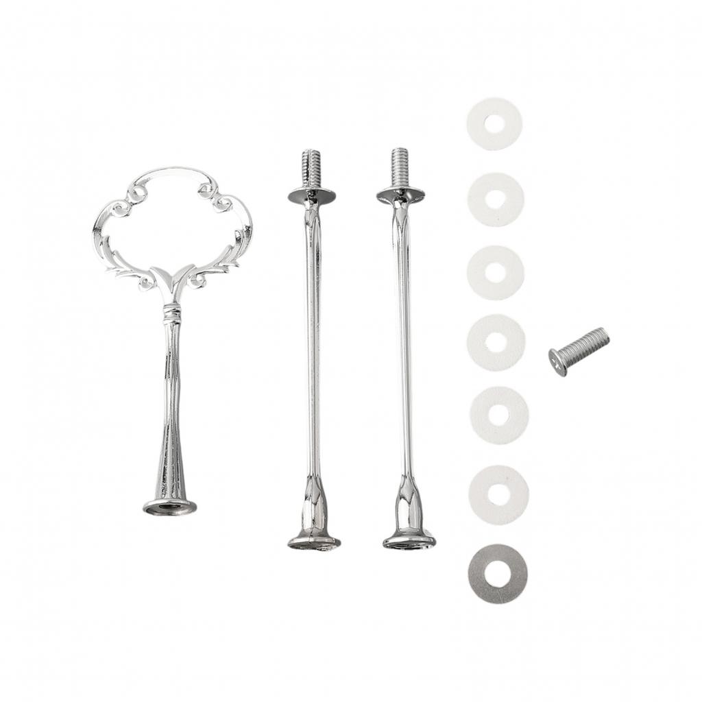 1pcs Cake Plate Stand European Style Silver Detachable