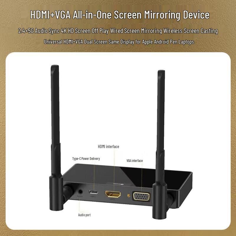 BIAZE R40 4K Wireless HDMI Screen Mirroring Transmitter