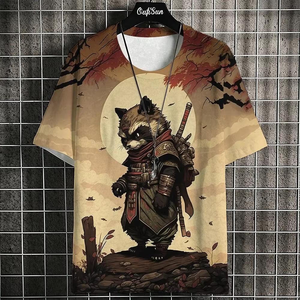 3D printed T-shirt casual fashion fun shirt top