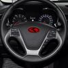Car Steering Wheel Logo Emblem Sticker Decals for KIA K Sportage Niro Rio Ceed Cerato Soul Sorento Picanto Optima K3 K5 Sonic K6