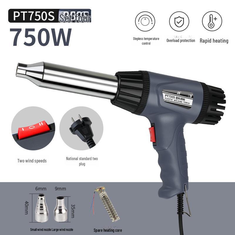 Hanbang Thermostatic Hot Air Gun and Plastic Welding Tool for Car Bumpers and Household Use
