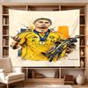 Ronaldo's Manchester Celebration Large Wall Tapestry,Ideal for Office Backdrops, Holiday Gifts, Home Decor (Living Room, Bedroom, Dorm, Parties), and 