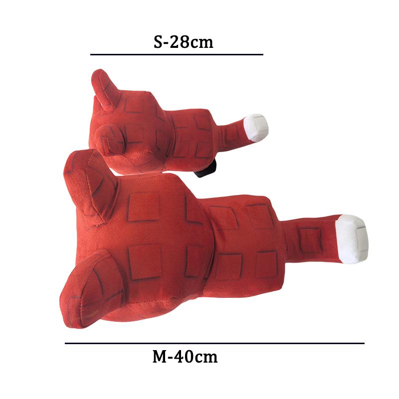 Non-Toxic Treasuringu 28/40Cm Grow Garden Wolf Plush Toys Game Cartoon Raccoon Fox Stuffed Dolls Pillow Soft Toy Brinquedos Birthday Gifts